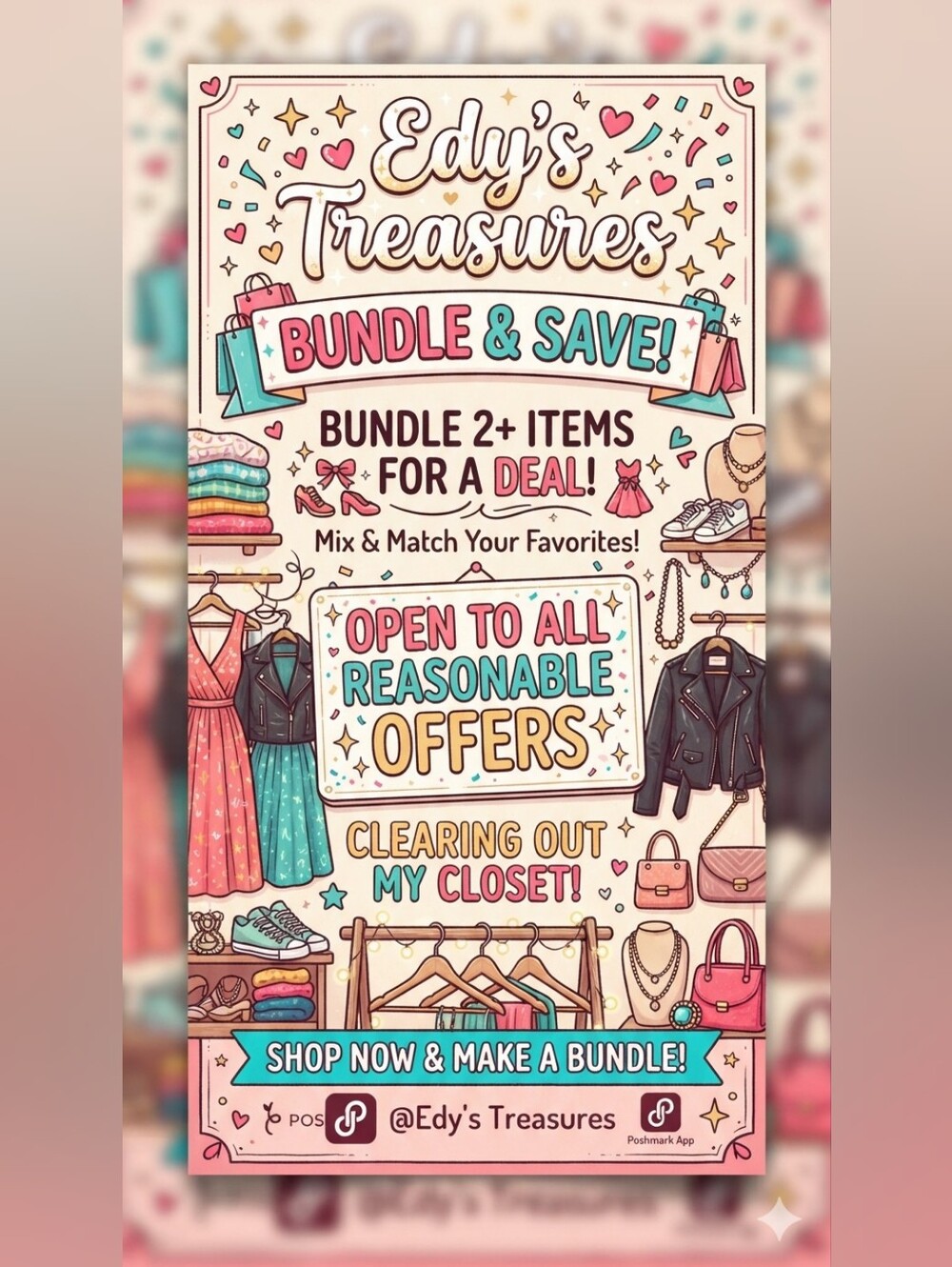 BUNDLE & SAVE! Open to All Reasonable Offers at Edy’s Treasures 🛍️